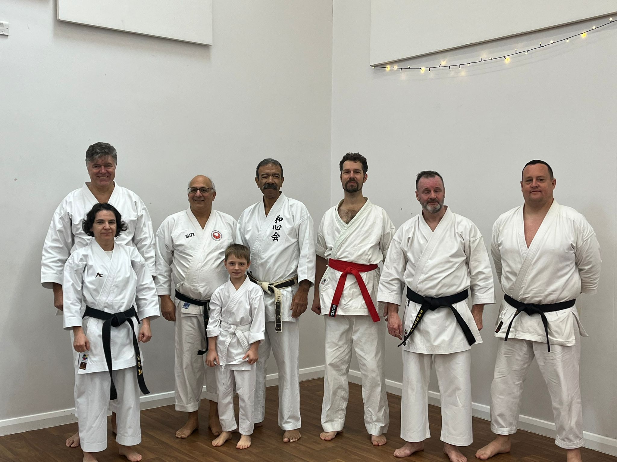 Members of Andover Karate Club at the Course 9 December 2023